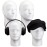 4 Count Wig Head Foam Mannequin Head Stand Wig Holder for Hat Display, White(21.26 Inch)