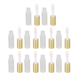 1.2ML Empty Lip, Gloss Tubes Gold Transparent Sealed Small Lip Gloss Tube Travel Dispensing Tube for DIY Lip Gloss 1.2ML Empty Lip, Gloss Tubes Gold Transparent Sealed Small Lip Gloss Tube Travel Dispensing Tube for DIY Lip Gloss