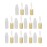 1.2ML Empty Lip, Gloss Tubes Gold Transparent Sealed Small Lip Gloss Tube Travel Dispensing Tube for DIY Lip Gloss