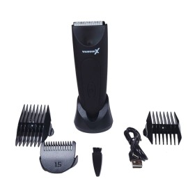 WarriorX Hair Trimmer - Ceramic Blade, Waterproof, Type-C USB Rechargeable Hair Trimmer with Docking Station for Men Hair Grooming WarriorX Hair Trimmer - Ceramic Blade, Waterproof, Type-C USB Rechargeable Hair Trimmer with Docking Station for Men Hair Grooming