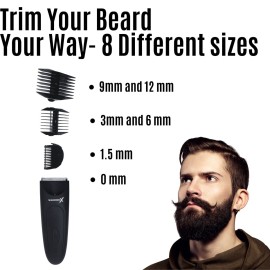 WarriorX Hair Trimmer - Ceramic Blade, Waterproof, Type-C USB Rechargeable Hair Trimmer with Docking Station for Men Hair Grooming WarriorX Hair Trimmer - Ceramic Blade, Waterproof, Type-C USB Rechargeable Hair Trimmer with Docking Station for Men Hair Grooming