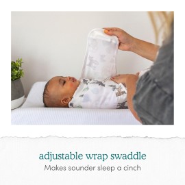 aden + anais Essentials Easy Swaddle Wrap Quick Change with Bottom Zipper, Snug Cotton Knit Baby Wrap Swaddle Blanket for Newborns, TOG 1.0, 3-Pack, Harry Potter, 0-3 Months, Small/Medium