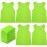 Sintege 12 Pcs Soccer Pinnies Pennies Jersey Scrimmage Vest Sports Practice Jersey Mesh Basketball Vest for Youth Adult Kids (Small,Green)