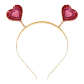 boderier Glitter Heart Headband Valentines Day Costume Party Head Bopper Hair Barrette Hair Accessory for Women Girls Multi Color boderier Glitter Heart Headband Valentines Day Costume Party Head Bopper Hair Barrette Hair Accessory for Women Girls Multi Color