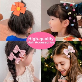 ONECOCOA Hair Accessories Set for Girls: Jewelry Box, Hair Clips, Barrettes, Ties, Bows - Teen Girl Gift for Ages 4-12 (Pink) ONECOCOA Hair Accessories Set for Girls: Jewelry Box, Hair Clips, Barrettes, Ties, Bows - Teen Girl Gift for Ages 4-12 (Pink)