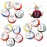 Tkocisa 16 Pack Juggling Balls for Beginners Soft Easy Juggling Balls, Mini Durable Juggle Ball Kit Colorful Juggle Balls Bulk Set for Beginners Adults Party Favor Supplies(5 Colors)