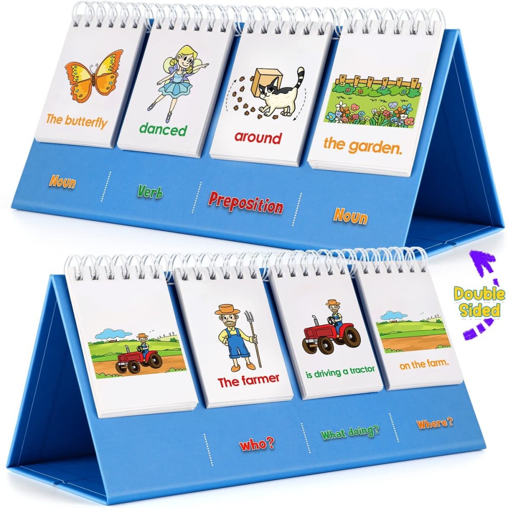 Aizweb Sentence Building for Kids,Speech Therapy Learn to Read for Preschool Kindergarten 1st 2nd Grade Classroom Must Haves,Phonics Reading Learning Games,Special Education for Homeschool Supplies