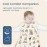 TOTBASIC Baby Sleep Sack 0-3-6 Months Light Wearable Blanket for Babies with 2-Way Zippers, 0.5 TOG Premium Soft Breathable Sleeping Bag for Baby Boys Girls 2-Pack