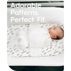 Bassinet Sheets for Baby Boy Girl, TotBasic Buttery Soft Universal Bassinet Fitted Sheet, Compatible with Halo, Mika Micky, Baby Delight, Dream On Me, Maxi COSI and More Bassinet Mattress(Woodland)