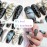 Sun&Beam Nails Handmade Press On Nail Coffin Ballerina 3D Snake Black Acrylic Fake Tip Design Art Charms Cute with Storage Box 10 Pcs (007 L)