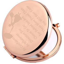 LQRI Mary Movie Compact Mirror Mary Quote Gift Umbrella Fans Gift Makeup Mirror Inspirational Gifts (Mary)