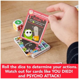 Spin Master Games, Dumb Ways to Die, The Viral Meme Card Game from YouTube and TikTok, Survival Strategy Fun, 2-5 Players, for Ages 12 & Up