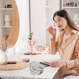 OLACHIKKO Lash Organizers and Storage, Small 5-Layer Lash Trays for Lash Extensions,Transparent lash tray Organizer, Eyelash Storage Box.