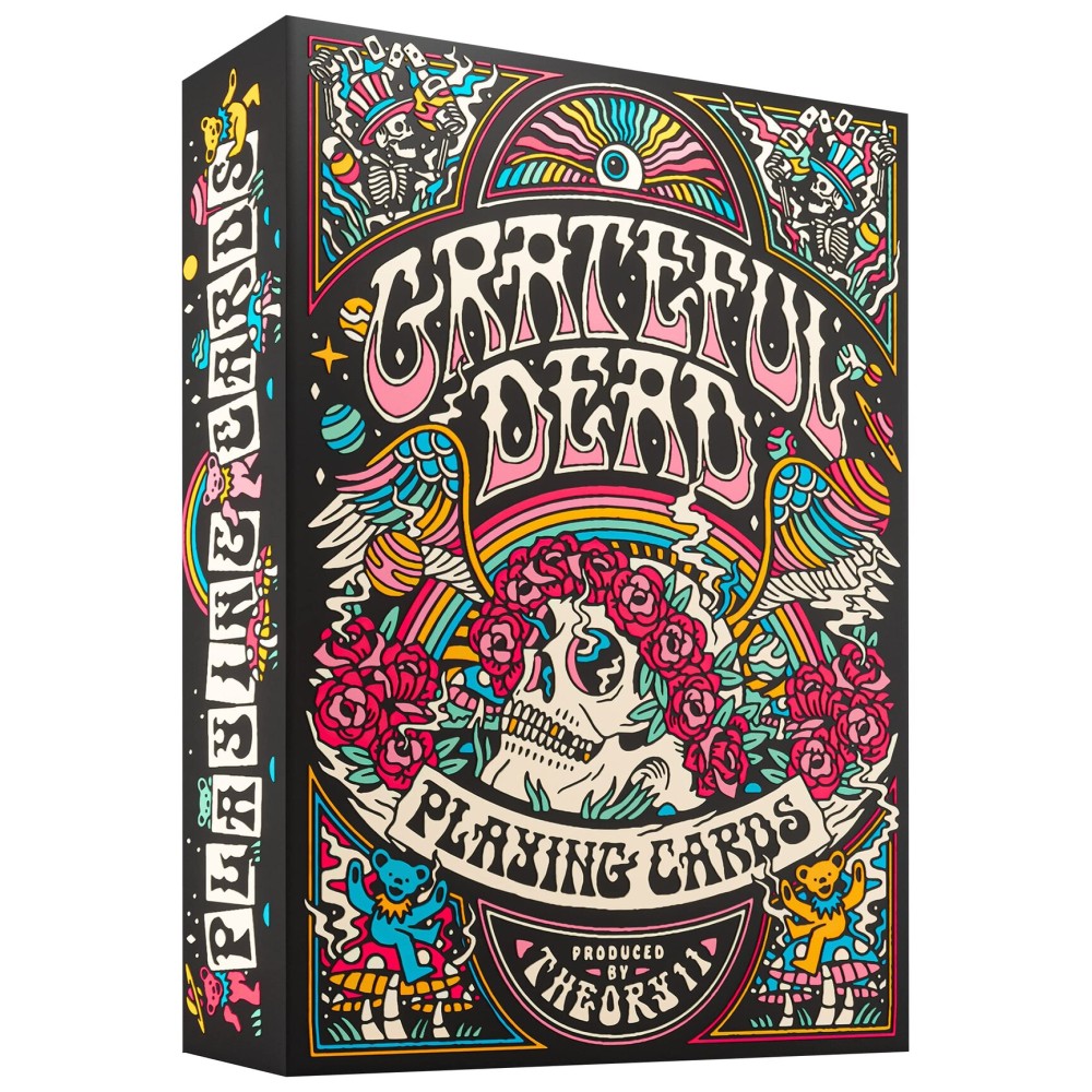 theory11 Grateful Dead Playing Cards Premium Deck with Iconic Band-Themed Artwork