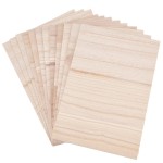 OLYCRAFT 12 Sheets Wooden Karate Breaking Boards 3.5mm Thick Taekwondo Breaking Boards Punching Wood Boards Wooden Kick Board Training Accessory for Karate Practice Performing 11.7x7.9 inch
