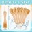 6 Pcs Natural Bristles Wooden Face Cleaning Brush Face Exfoliator Brush Dry Brush for Face Care Face Scrubber Exfoliator Wood Handle Facial Cleanser Face Exfoliator Tool to Unclog Pore