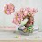 EasyAgo Mini Bricks Cherry Blossom Tree Building Set - Sakura Bonsai DIY Toy, Birthday Gift for Kids 6+ Years Old