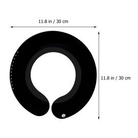 LALAFINA Salon Cutting Collar Silicone Waterproof Cutting Cape Non-Slip Neck Wrap Hairdressing Shawl Round Barber Supplies for Salon and Home Use