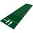 Woanger 12 x 2.5 Ft Long Jump Mat Green Sports Broad Jump Measurement Mat Hash Marks Carpeted Non Slip for Gym School Home Flooring Exercise Workout Training