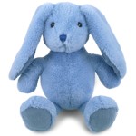 DolliBu Baby Blue Rabbit Plush - Super Soft Bunny Stuffed Animal, Adorable Realistic Stuffed Animal Bunny Toy for Boys and Girls, Cute Farm Life Plush Rabbit Gift for Baby, Kids, Adults - 8 Inches