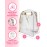 Packed Party Clear Stadium Crossbody Bag; Women Fashion Clear Purse or Handbag; Trendy Look for Ladies at Work, Travel, and Game Day