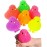 6 Pack - Neon Color Chick Puffers (3) Chicken Stress Relief Fun Soft Toys for Party Favors. Great for Soothing ADHD, Stress, Autism and More. (6)