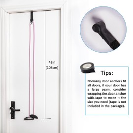 Shoulder Pulley Over The Door Physical Therapy System, Exercise Pulley, Alleviate Shoulder Pain and Facilitate Recovery from Surgery (Pink), FSA or HSA Eligible Shoulder Pulley Over The Door Physical Therapy System, Exercise Pulley, Alleviate Shoulder Pain and Facilitate Recovery from Surgery (Pink), FSA or HSA Eligible