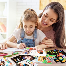 Dvbonike 24Pcs Kindergarten Graduation Coloring Books Congrats Grad DIY Color-in Pages with Animals Cartoon Characters Drawing Party Favors Gift Home School Classroom Artwork Supplies for Kids Age 4-8