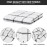 Nialnant 8 Pack Kitchen Dish Rags,100% Cotton Dish Cloths for Washing Dishes,Quick Drying Kitchen Towels,12x12 Inches,Black Plaid