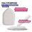Moku Home Replacement Microfiber Pad for Extendable Tub Tile Shower Scrubber for Cleaning Non-Scratch (2X Microfiber Pads Gray)