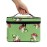 Horeset Mushroom Frog Print Cosmetic Bag Two-Way Zipper Portable Durable Bag Waterproof Makeup Bag for Travel Business