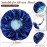 10 Pcs Satin Silk Bonnet for Sleeping Hair Bonnets for Women Curly Natural Hair Double Layer Reversible Adjustable Large Sleeping Caps with Drawstring for Protection, 10 Colors