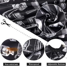FEBSNOW Professional Hair Cutting Cape, 3 Pcs Hairdressing Salon Cape for Styling Coloring Hair Hair Cutting Cape Accessories FEBSNOW Professional Hair Cutting Cape, 3 Pcs Hairdressing Salon Cape for Styling Coloring Hair Hair Cutting Cape Accessories