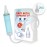 Nasal Aspirator for Baby and Syringes - Nasal Irrigator Bundle with 24 Disposable Tips and 4 Nasal Syringes for Babies | Manual Control & Portable Design (Starter Kit)