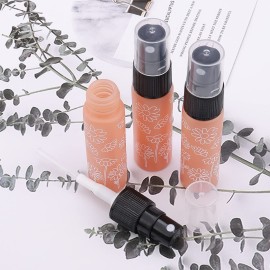 Newzoll 14 Pieces Empty Glass Spray Bottle, 10 ml/ 0.33 oz Fine Mist Sprayer Bottles Portable Refillable Perfume Container for Essential Oils, Travel (Orange)