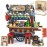 HIGH GODO Japan Street Mini Building Set, MOC Cute Takoyaki Shop Creative Japanese Architecture Set, Collectible Gifts for Adults Kids 6-12, NOT Compatible with Classic Bricks (951 Pieces)