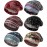 Sintege 6 Pcs Satin Lined Bonnet Sleep Cap for Women Men African Silk Soft Beanie Hair Sleep Wrap for Natural Curly Braids(Stylish Patterns)