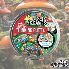 Crazy Aaron\'s Thinking Putty - Gnome Home - Multi-Color Sensory Putty for Kids and Grown ups in a 4 Tin - Creative and Endless Fun, Stress Relief Therapy Toys, Never Dries Out - Made in USA
