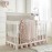 Levtex Baby - Heritage Crib Bed Set - Baby Nursery Set - Blush Velvet - Rich Velvet - 4 Piece Set Includes Quilt, One Fitted Sheet, Changing Pad & Skirt/Dust Ruffle