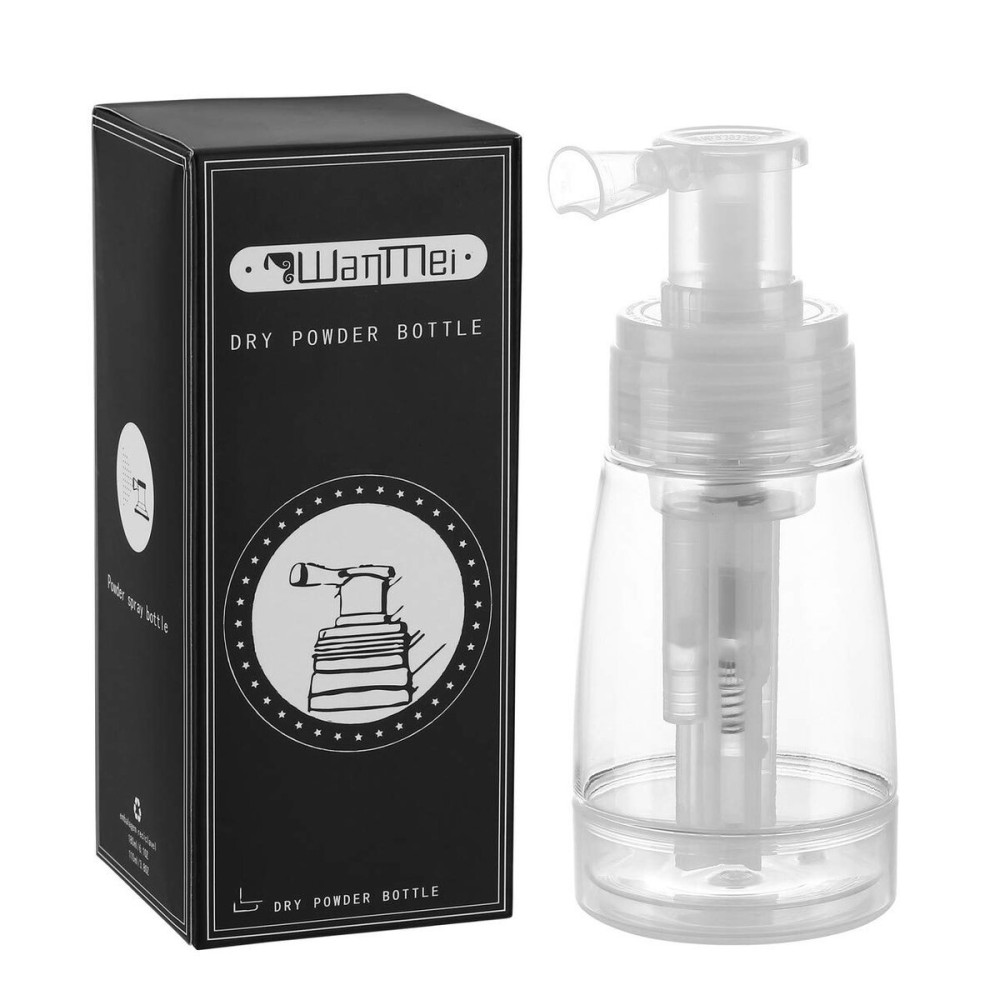 Aethland Powder Spray Bottle for Dry Shampoo, Talc and Powder Applying Bottle, Refillable Hair Fiber Applicator for Hair Salon, Cleaning, Plants, Misting & Skin Care (180ml) Aethland Powder Spray Bottle for Dry Shampoo, Talc and Powder Applying Bottle, Refillable Hair Fiber Applicator for Hair Salon, Cleaning, Plants, Misting & Skin Care (180ml)