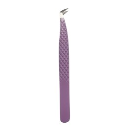 SZELES Fiber Tip Tweezers Diamond Grip Eyelash Extensions Tweezer Anti-Slip solation Volume Lash Tweezers For Lash Tweezers (FTT2-PURPLE) SZELES Fiber Tip Tweezers Diamond Grip Eyelash Extensions Tweezer Anti-Slip solation Volume Lash Tweezers For Lash Tweezers (FTT2-PURPLE)
