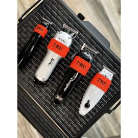 TRU BARBER Clipper Bands 4 PCS Clipper Sleeve for Barbers, Clipper Sleeve for Barber Tools, Non Slip, Heat Resistant (RED) TRU BARBER Clipper Bands 4 PCS Clipper Sleeve for Barbers, Clipper Sleeve for Barber Tools, Non Slip, Heat Resistant (RED)