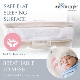 MySnuggly Sleep Solution for Halo 3.0 Bassinets | Patented SafeCuddle Technology