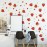 SAOMOUR Strawberry Decor 92 Pieces Stickers, PVC Material, Waterproof, Custom Style, Wall Stickers
