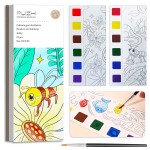 BAOXUE Water Coloring Books for Kids Ages 4-8,Pocket Watercolor Painting Book Kit for Toddlers,Kids Water Color Paint Set Art Crafts,Mini Travel Water Coloring Book,Gifts for Girls Boys
