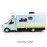 Toy Camper RV Motorhome Toys for Boys Girls Diecast Metal Vehicle Pretend Play Pull Back Model Car Doors & Awning Open Light Sound Age 3 4 5 6 7 8 Kids Toddlers Birthday Gifts, Blue