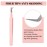 Lash Tweezers For Eyelash Extensions Fiber Tip lashTweezers Professional Fan Making Lashes Extension-Tweezers Volume Lash-tweezers Stainless Steel(Pink 90 Degree-tweezers,1Pc)