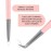 Lash Tweezers For Eyelash Extensions Fiber Tip lashTweezers Professional Fan Making Lashes Extension-Tweezers Volume Lash-tweezers Stainless Steel(Pink 90 Degree-tweezers,1Pc)