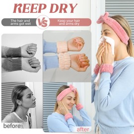 Crosize Women\'s Wrist Towels for Face Washing, Microfiber Spa Wash Bands, Absorbent Sweatbands, 6PCS (Black, White, Grey) Crosize Women\'s Wrist Towels for Face Washing, Microfiber Spa Wash Bands, Absorbent Sweatbands, 6PCS (Black, White, Grey)