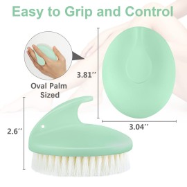 Dry Brushing Body Exfoliating Brush, Anti Slip Body Scrubber for Shower, Never Mold Shower Body Cleaning Brush for Deep Cleansing & Soften Skin, Improve Circulation (Green) Dry Brushing Body Exfoliating Brush, Anti Slip Body Scrubber for Shower, Never Mold Shower Body Cleaning Brush for Deep Cleansing & Soften Skin, Improve Circulation (Green)